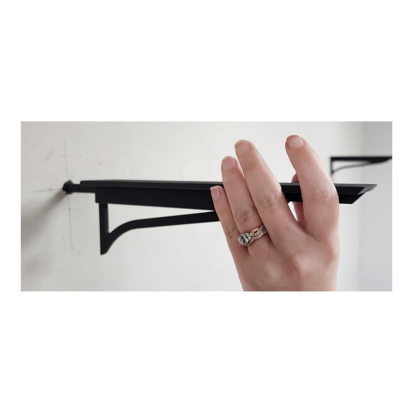 Floating Flat Shelf - Bell (2 Pack)
