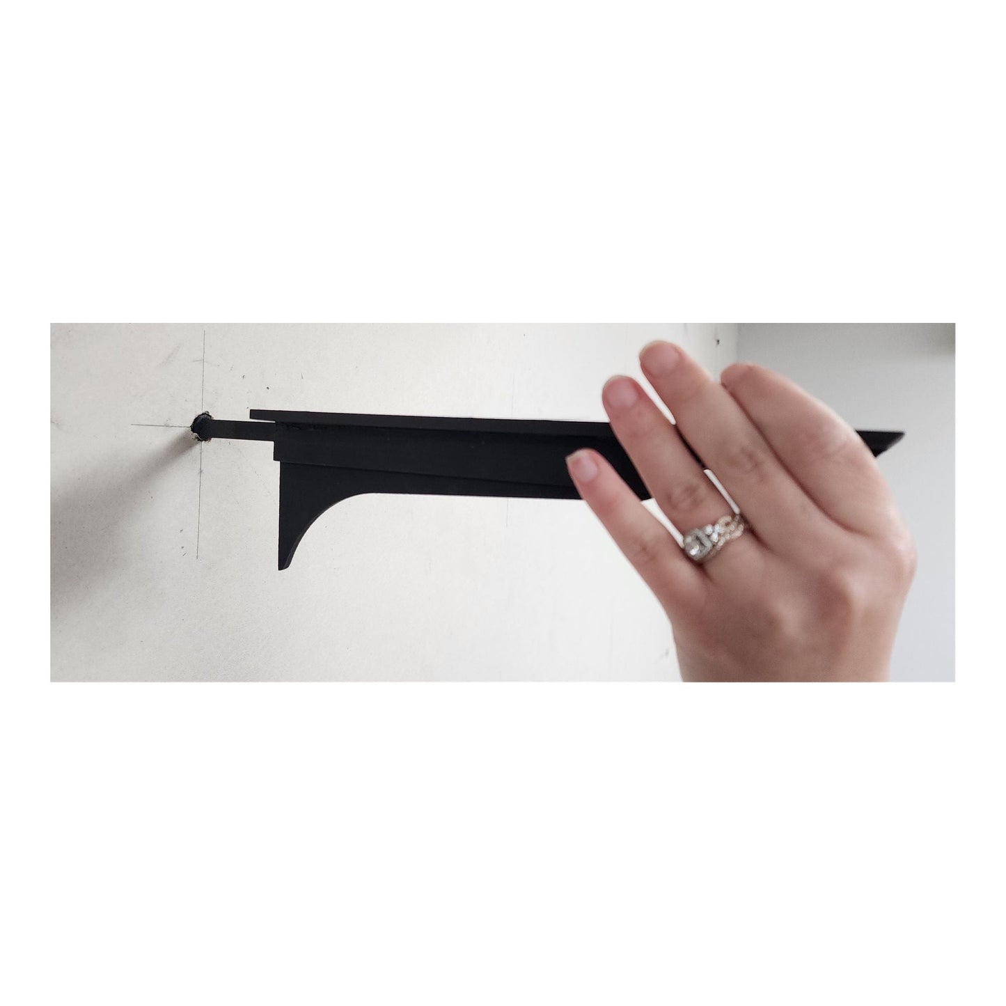 Floating Flat Shelf - Swoosh (2 Pack)