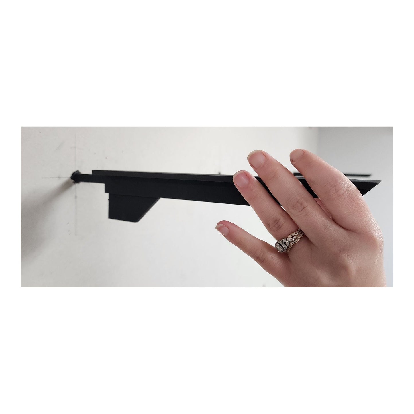 Floating Flat Shelf - Rocket (2 Pack)